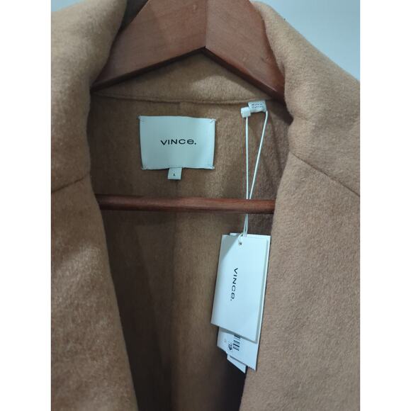Vince Tan Wool Coat - Picture 5 of 7